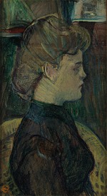 Toulouse-Lautrec, Henri, de - Hélène Vary in Profile