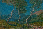 Barabino, Angelo - Landscape with three trees
