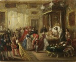 Barker, Thomas Jones - The death of Louis XIV in Versailles