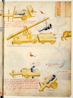 Taccola, Mariano di Jacopo - A firearm. Illustration from De rebus militaribus, De machinis by Mariano Taccola