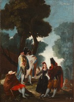 Goya, Francisco, de - The Promenade in Andalusia
