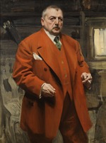 Zorn, Anders Leonard - Self-portrait in Red