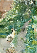 Zorn, Anders Leonard - In garden of Alhambra