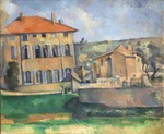 Cézanne, Paul - House and Farm at Jas de Bouffan