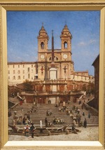 Anonymous - The Spanish Steps, seen from Piazza di Spagna