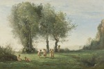 Corot, Jean-Baptiste Camille - Round Dance Of Putti. Sunrise