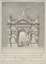 Kent, William - Triumphal Arch at West End of Westminster Hall for the Coronation of George II and Queen Caroline