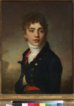 Borovikovsky, Vladimir Lukich - Portrait of a boy wearing a red waistcoat