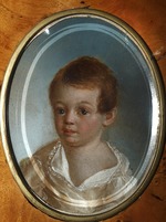 Maistre, Xavier de - Portrait of the poet Alexander Sergeyevich Pushkin (1799-1837) as child