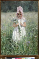 Shanks, Emilia Yakovlevna - Portrait of the daughter of Vasily Polenov