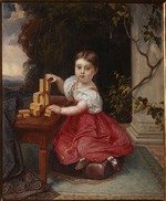 Begas, Carl Joseph - Portrait of Countess Natalia Vladimirovna Orlova-Davydova (1833-1885), later Countess Dolgorukova, as child