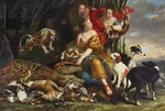 Fyt, Jan (Johannes) - The goddess Diana receiving the kill
