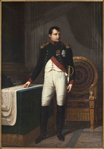 Lefévre, Robert - Napoleon I in his uniform of the Chasseurs à cheval de la Garde at the Hôtel de Ville in Paris