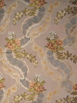 Russian Applied Art - Silk fabric, hand-woven with metal threads