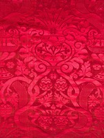West European Applied Art - Silk fabric
