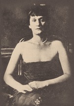 Anonymous - Portrait of the Poetess Anna Akhmatova (1889-1966)