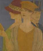 Southall, Joseph Edward - Visitors of an exhibition