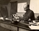 Anonymous - Rockwell Kent in Studio at Asgaard Farm