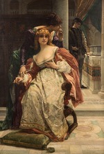 Cabanel, Alexandre - Portia and the Caskets. Scene from the Merchant of Venice