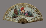West European Applied Art - Fan. Sacrifice to Jupiter