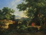 Michallon, Achille Etna - Democritus and Abderites