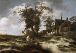 Hees, Gerrit van - The inn at the edge of the dunes
