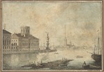 Vorobyev, Maxim Nikiphorovich - View of the Neva and the Academy of Sciences