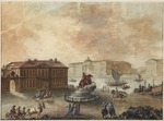 Lamoni, Domenico Felice - The equestrian statue of Peter the Great on Senate Square