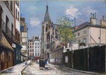 Utrillo, Maurice - The Church of Saint-Séverin (Église Saint-Séverin), Paris