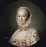 Drouais, François-Hubert - Portrait of the Marquise de Pompadour (1721-1764)