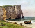 Courbet, Gustave - The Cliff at Etrétat