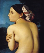 Ingres, Jean Auguste Dominique - The Half-Length Bather (La Baigneuse à mi-corps)