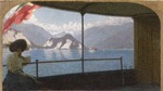 Morbelli, Angelo - A Boat on Lake Maggiore