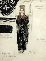 Bakst, Léon - Phaedra. Costume design for the Ballet Hippolytus after Euripides