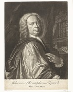 Haecken, Alexander van - Portrait of the Composer Johann Christoph Pepusch (1667-1752)