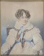 Kiprensky, Orest Adamovich - Portrait of Countess Sophie of Ségur (1799-1874), née Rostopchina