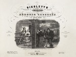 Focosi, Roberto - Cover of the first edition of the vocal score of opera Rigoletto by Giuseppe Verdi