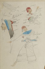 Lacoste, Pierre-Eugène - Costume design for the opera Aida by Giuseppe Verdi, Paris, Théâtre national de l'Opéra, 22.03.1880