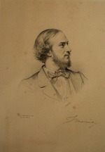 Lehmann, Henri - Portrait of the tenor Giovanni Matteo Mario (1810-1883)