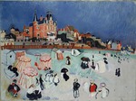 Dufy, Raoul - The Beach at Sainte-Adresse