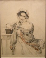 Kiprensky, Orest Adamovich - Portrait of Sophia Stepanovna Shcherbatova, née Apraxina (1798-1885)