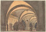 Roller, Andreas Leonhard - Set design for the Opera Ernani by Giuseppe Verdi