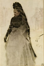 Bakst, Léon - Old Parisian woman