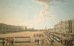 Lory, Gabriel Ludwig, the Elder - Parade at the Palace Square in St. Petersburg