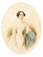 Sokolov, Pyotr Fyodorovich - Portrait of a woman