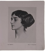 Sargent, John Singer - Portrait of the Ballet dancer Tamara Karsavina (1885-1978)
