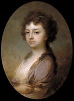 Borovikovsky, Vladimir Lukich - Portrait of Nadezhda Ilyinichna Lvova, née Berezina