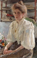 Serov, Valentin Alexandrovich - Portrait of Maria Yakovlevna Lvova (1864-1955), née Simonovich
