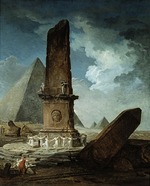 Robert, Hubert - Young Girls Dancing Around an Obelisk