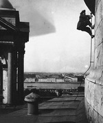 Anonymous - Scene from the silent film The Adventures of Oktyabrina by Kozintsev and Trauberg